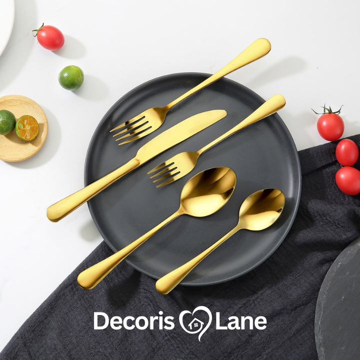 60-Piece Stainless Steel Silverware Set for 12 Decorislane