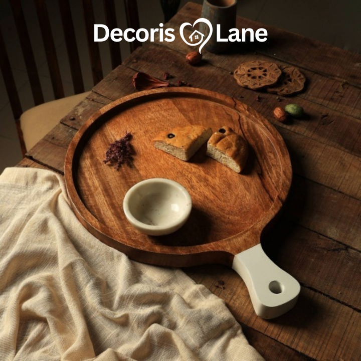 Mango Wood Cheese Board 14x9" Decorislane