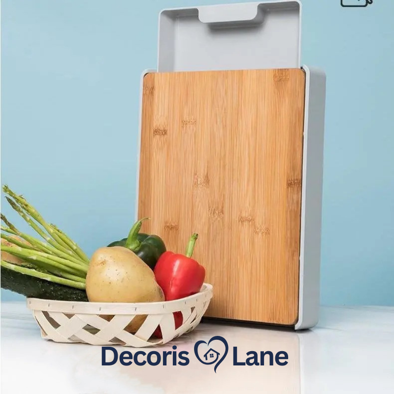 Large Bamboo Cutting Board 32.5cm Decorislane