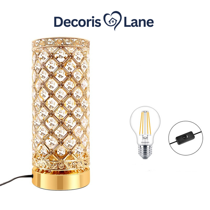 Creative Crystal Desk Lamp for Bedroom Decorislane