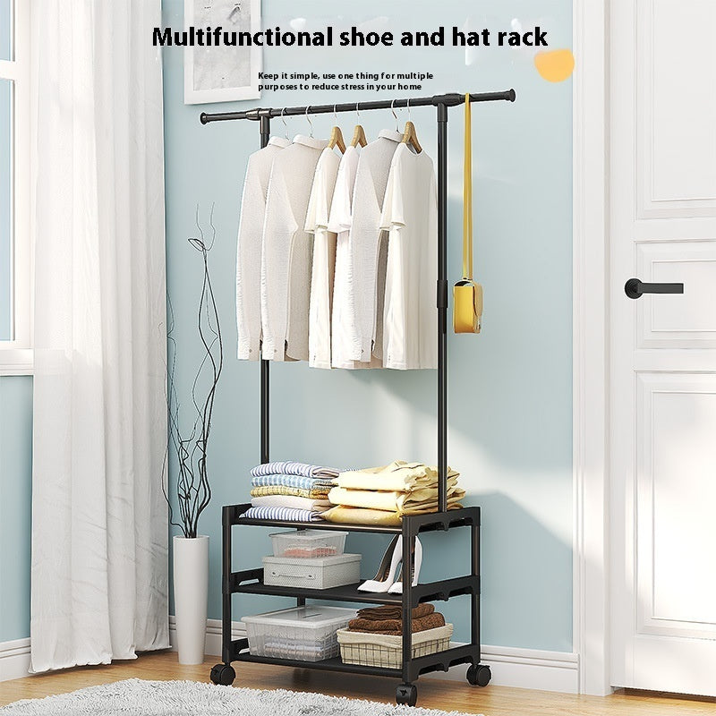 Simple Multifunctional Bedroom Storage & Coat Rack Decorislane