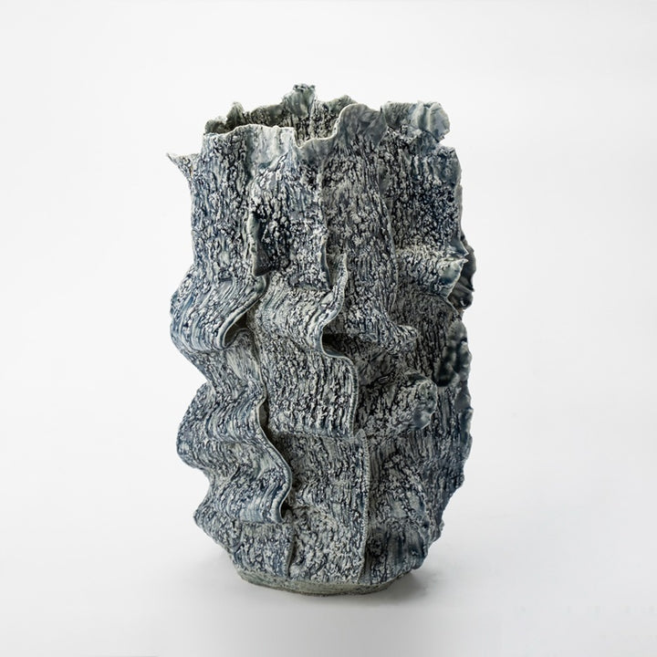 Irregular-Shaped Ceramic Flower Vase Decorative Ornament – Decorislane