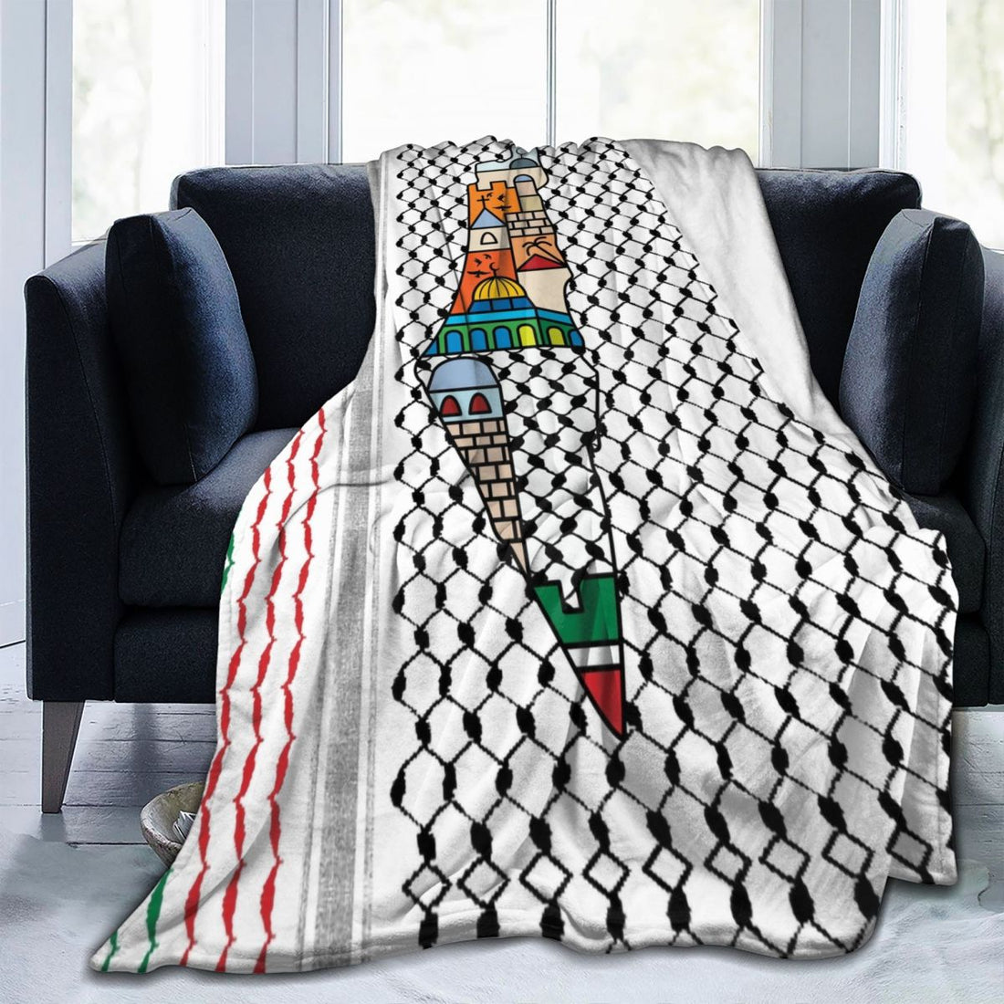 Throw Blanket for Sofa, Office & Bedroom Decorislane