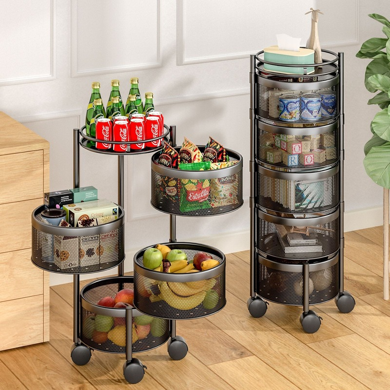 Rotating Kitchen Storage Rack – Decorislane