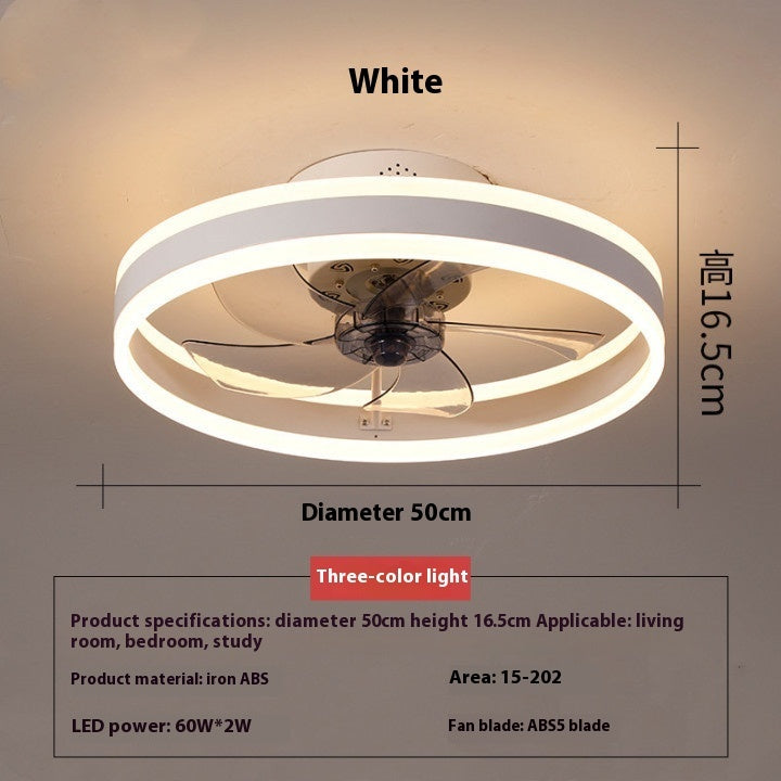 Invisible LED Ceiling Fan Light for Bedroom & Living Room Decorislane