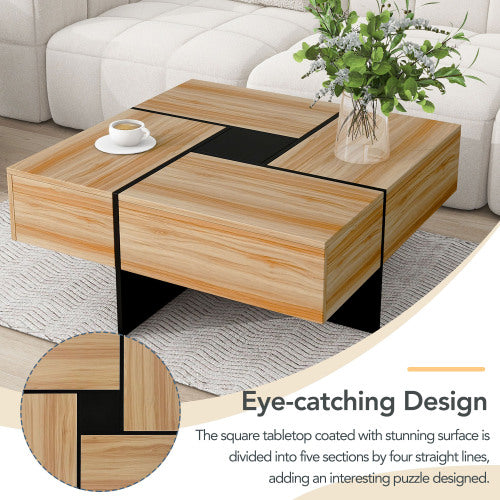 Square Storage Coffee Table – Decorislane