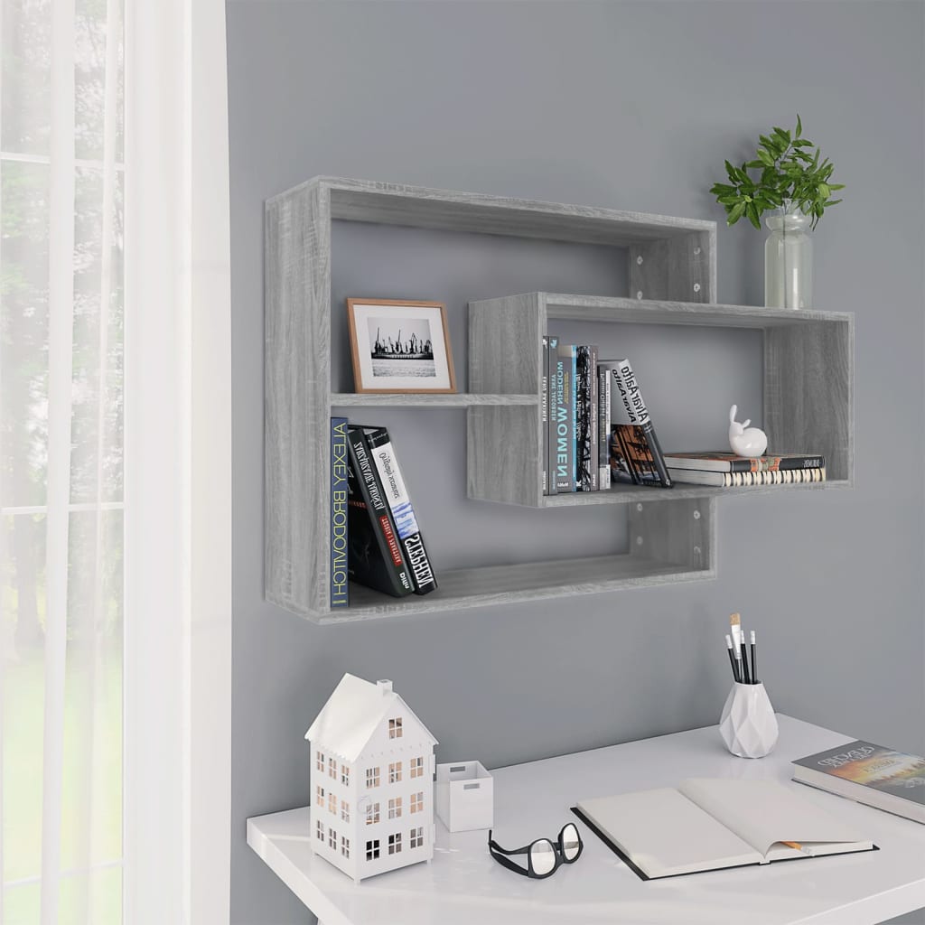 Wood Wall Shelves 104x20x58.5cm for Home Decorislane