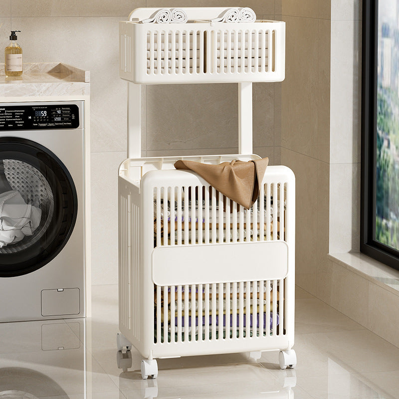 Double-Layer Foldable Laundry Basket - Decorislane