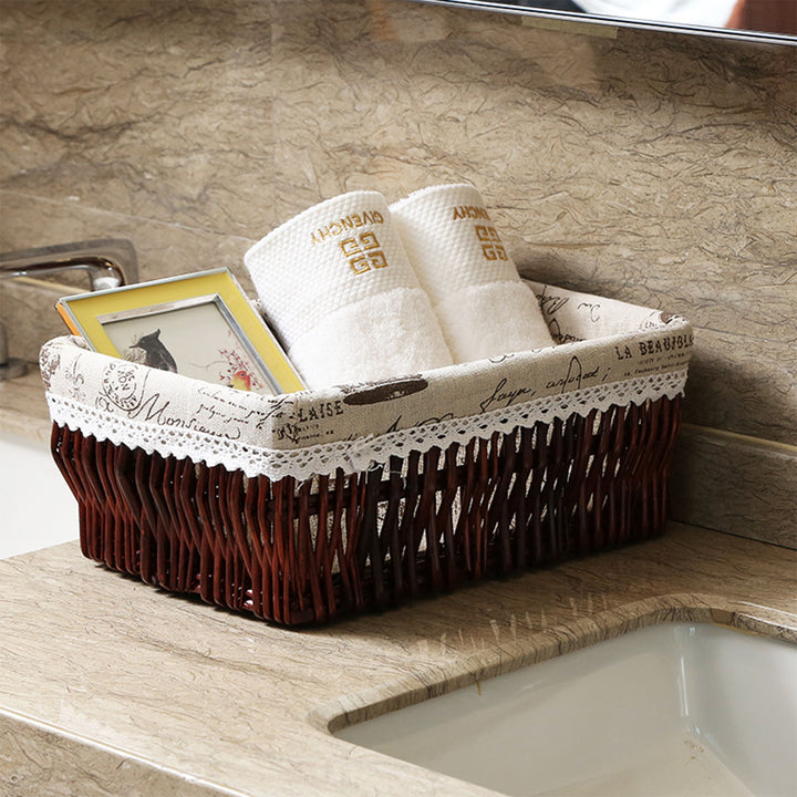 Willow Rattan Storage Basket – Decorislane