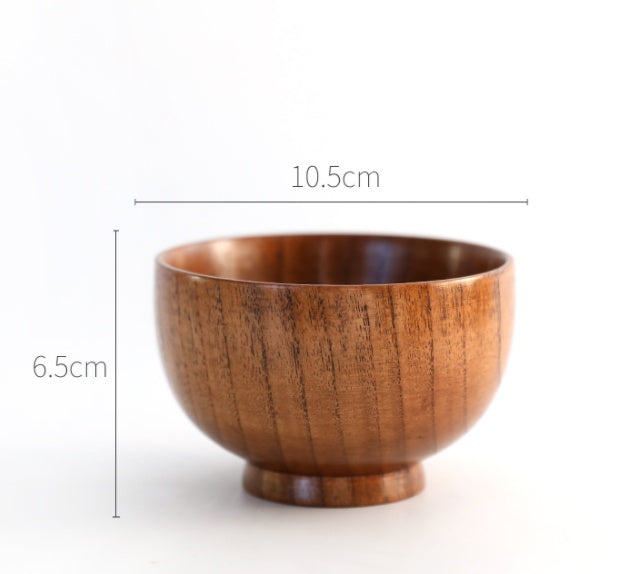 Wooden Round Wooden Bowl Set – Decorislane