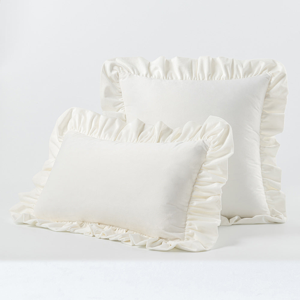 Nordic Velvet Lace Throw Pillow for Sofa Decorislane