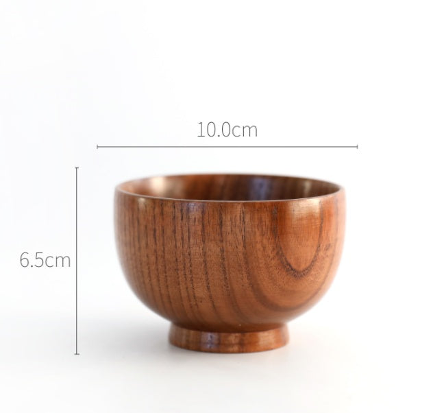 Wooden Round Wooden Bowl Set – Decorislane