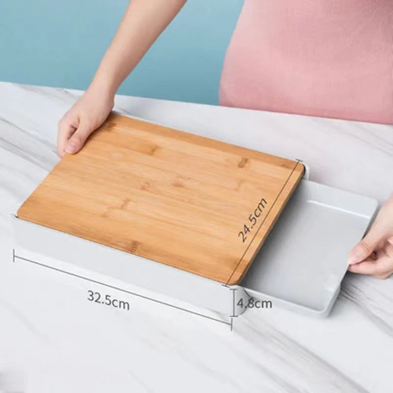 Large Bamboo Cutting Board 32.5cm Decorislane