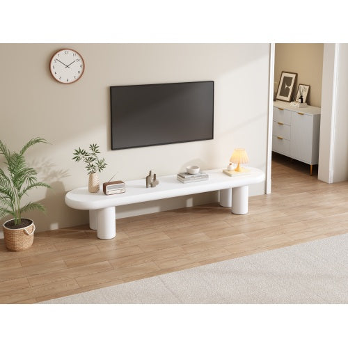 White TV Stand for 70-Inch TVs – DecorisLane