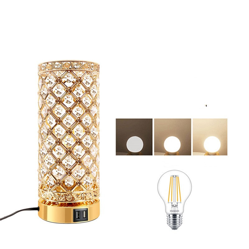 Creative Crystal Desk Lamp for Bedroom Decorislane