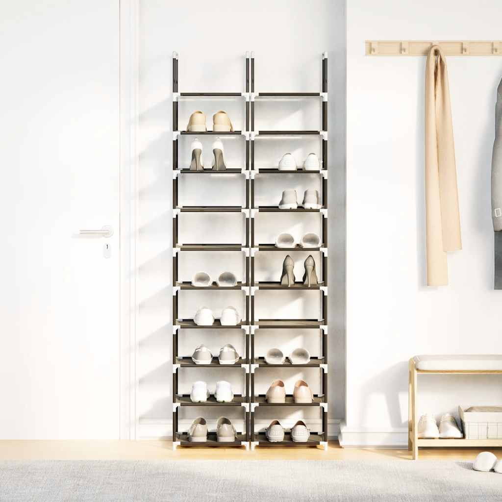 10-Tier Fabric Shoe Rack Set – Decorislane