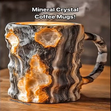 400ml Resin Mineral Crystal Coffee Mug – Decorislane