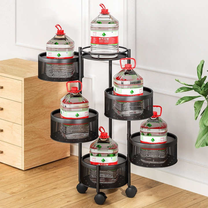 Rotating Kitchen Storage Rack – Decorislane