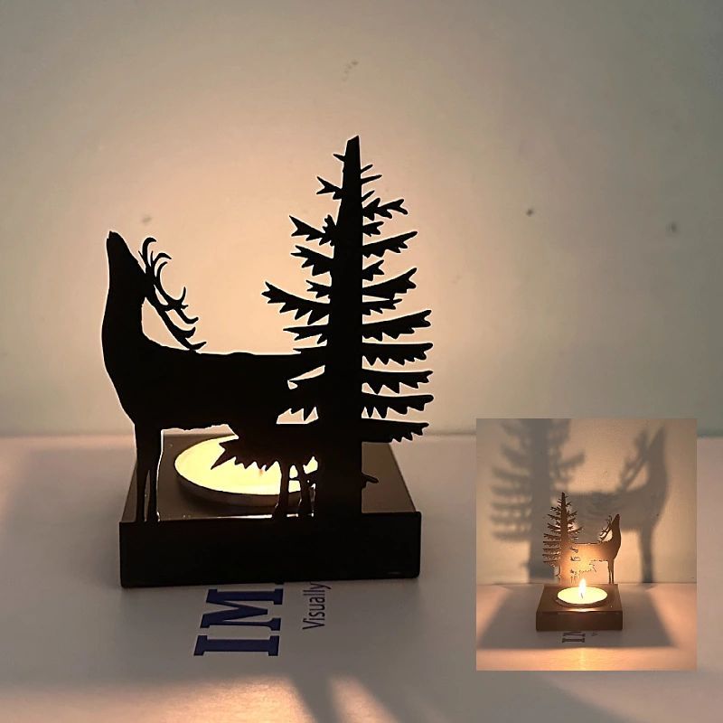 Skeleton Metal Candle Holder for Home Decor Decorislane