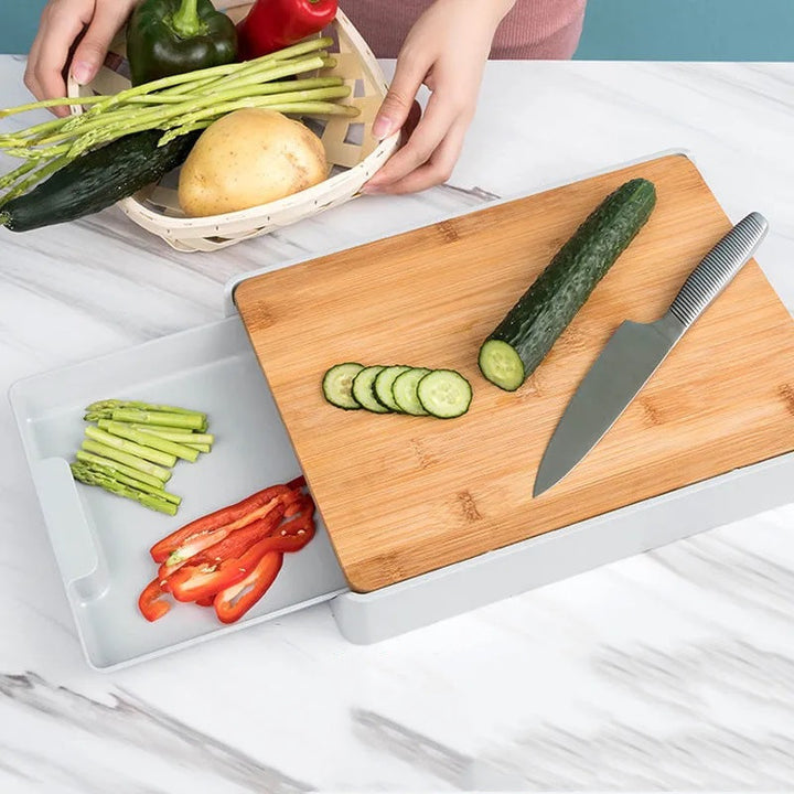 Large Bamboo Cutting Board 32.5cm Decorislane