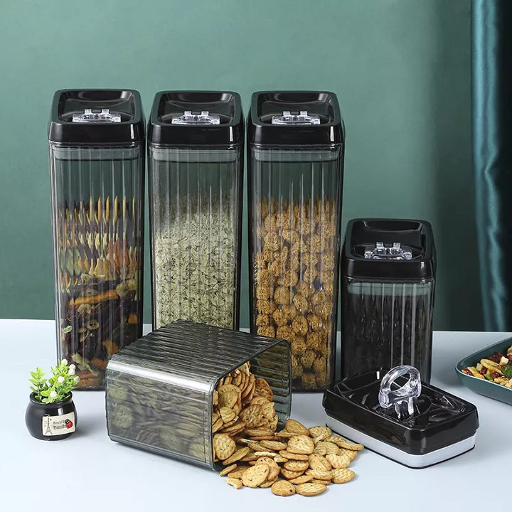 6PC Airtight Food Storage Jar Set Decorislane