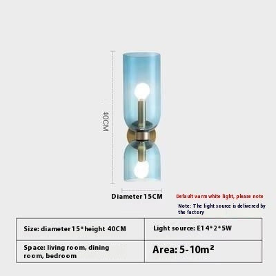 Creative Glass Wall Lamp for Living Room Decorislane